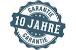 Hersteller-Garantie: 10 Jahre Hersteller-Garantie: 10 Jahre